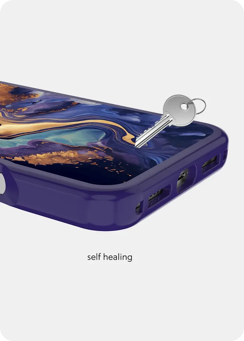 Avana Marbly With Magsafe Case for Apple iPhone 18 Pro Max / 17 Pro Max - Marbly Galaxy Glow