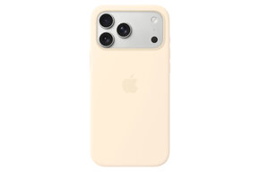 Apple iPhone 17 Pro Max Silicone Case with MagSafe – Vanilla