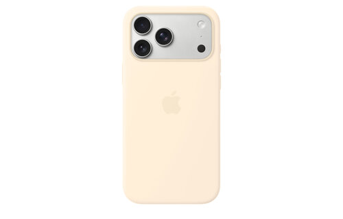 Apple iPhone 17 Pro Max Silicone Case with MagSafe – Vanilla