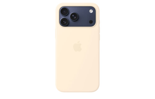 Apple iPhone 17 Pro Max Silicone Case with MagSafe – Vanilla