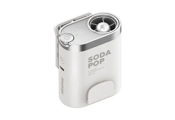 Momax 1 Go Clip High Speed Waist Clip Mini Fan - White