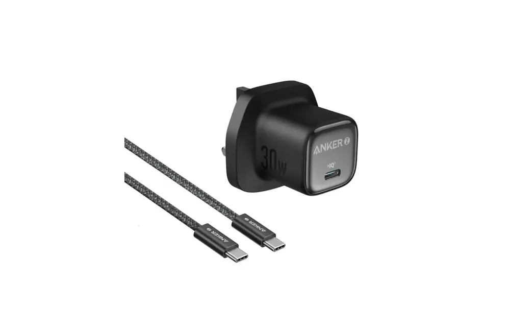 Anker Zolo 30W USB-C Charger with Type-C Cable - Black