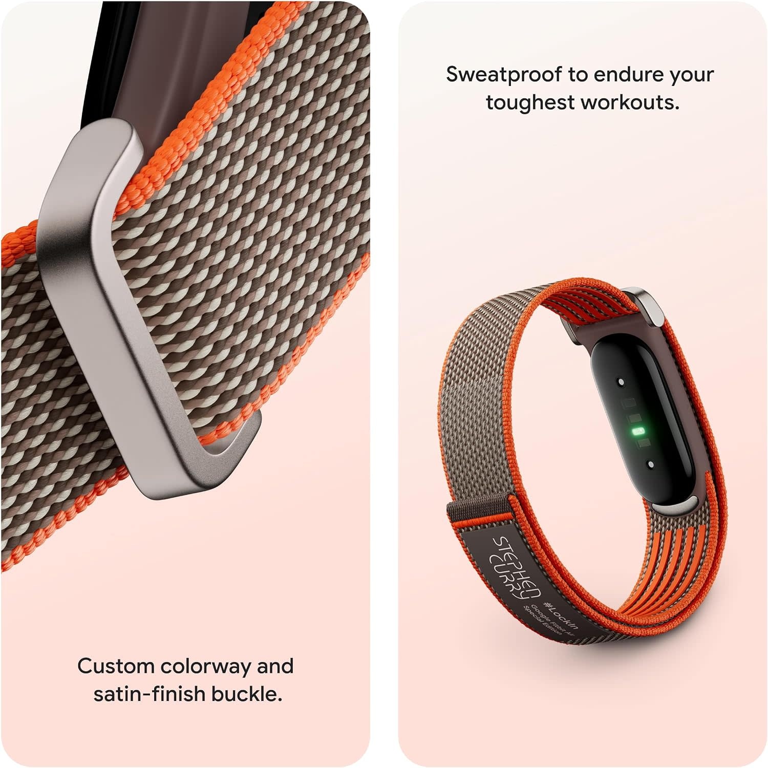 Google Fitbit Air Smart Screenless Fitness Tracker Special Edition - Stephen Curry