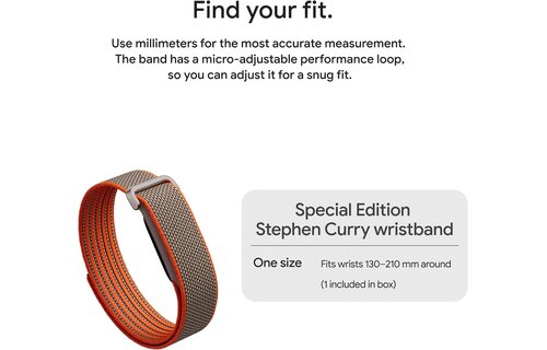 Google Fitbit Air Smart Screenless Fitness Tracker Special Edition - Stephen Curry