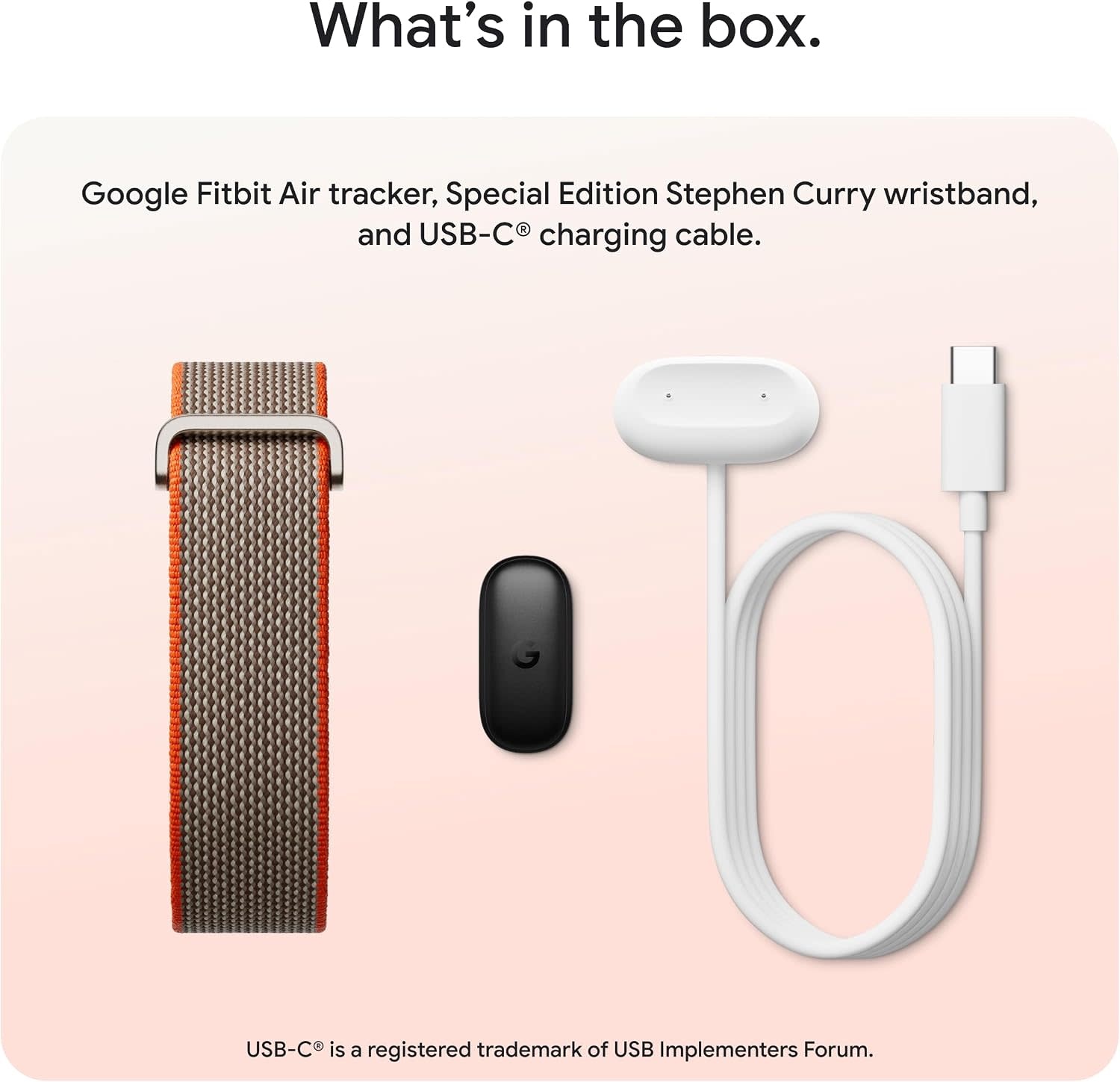 Google Fitbit Air Smart Screenless Fitness Tracker Special Edition - Stephen Curry