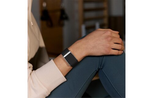 WHOOP Life  with 12-Month Membership - 24/7 Activity Tracker SuperKnit Band - Onyx / Black