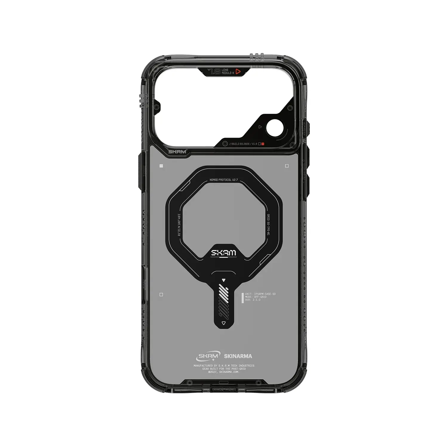 Skinarma Switch and Sling Saido MagSafe Case for iPhone 18 Pro Max / 17 Pro Max - Gray