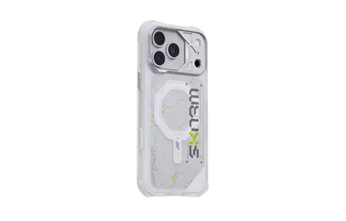 Skinarma Snap and Charge Sonar MagSafe Case for iPhone 18 Pro / 17 Pro - White