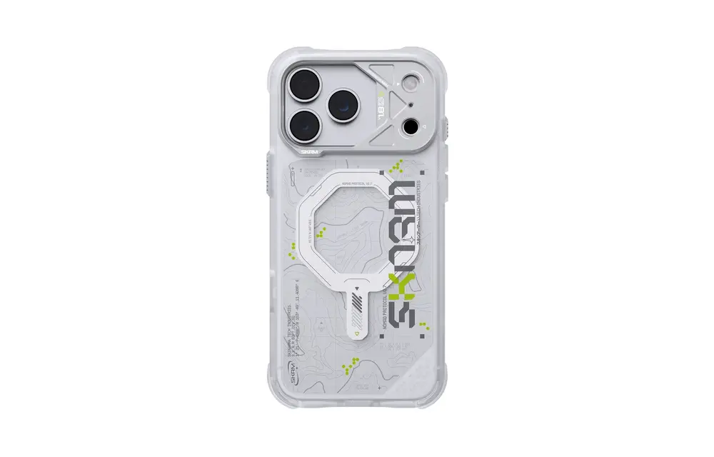 Skinarma Snap and Charge Sonar MagSafe Case for iPhone 18 Pro / 17 Pro - White