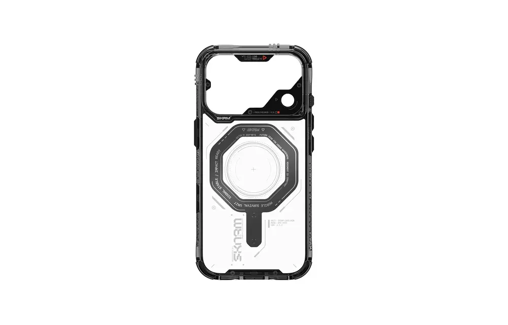 Skinarma Switch and Sling Magma MagSafe Case for iPhone 18 Pro / 17 Pro - Graphite