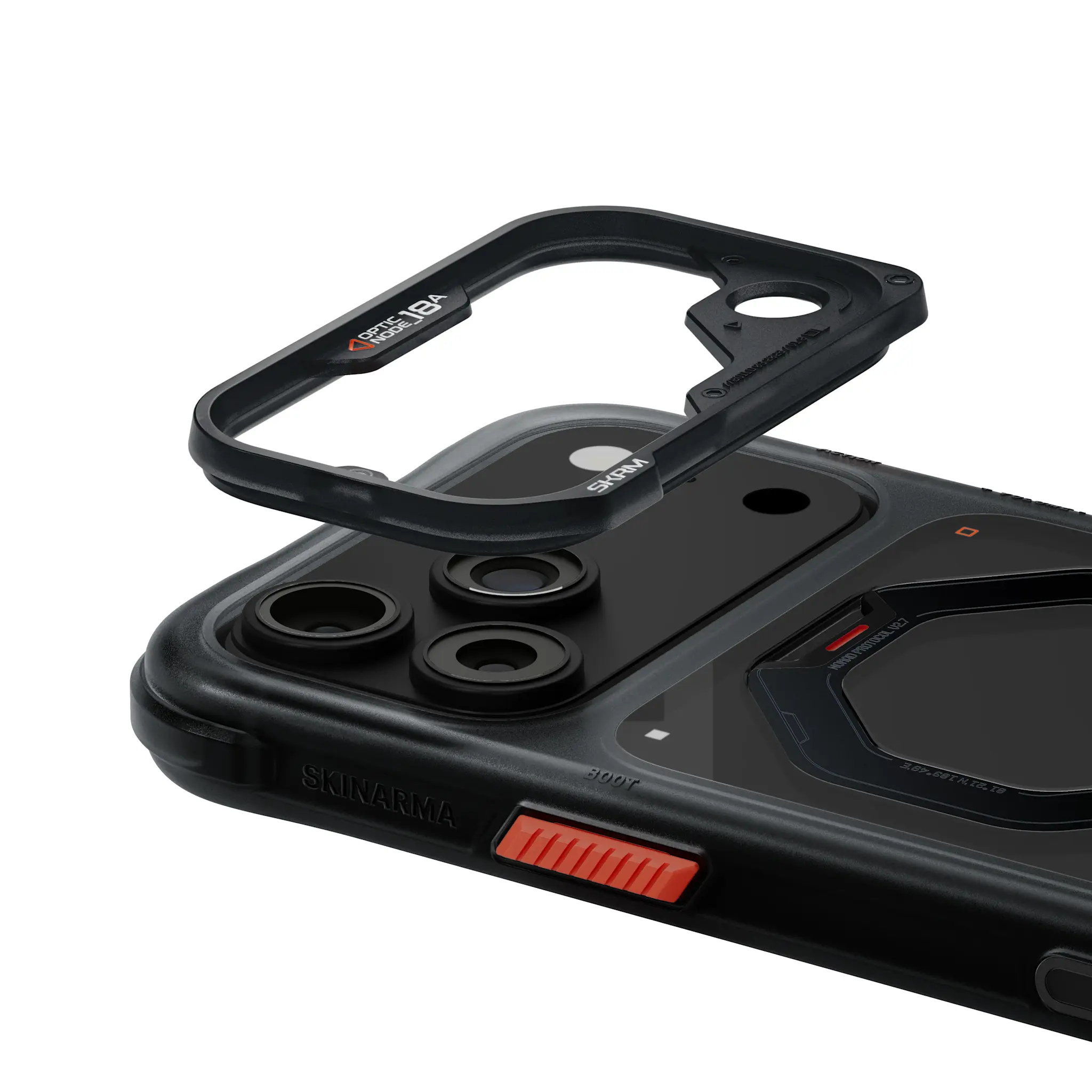 Skinarma Switch and Shield Saturn MagSafe Case for iPhone 18 Pro Max / 17 Pro Max - Black