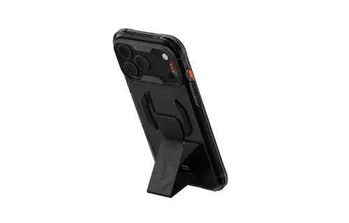 Skinarma Snap and Charge Helio CE MagSafe GripStand Case for iPhone 18 Pro / 17 Pro - Gray