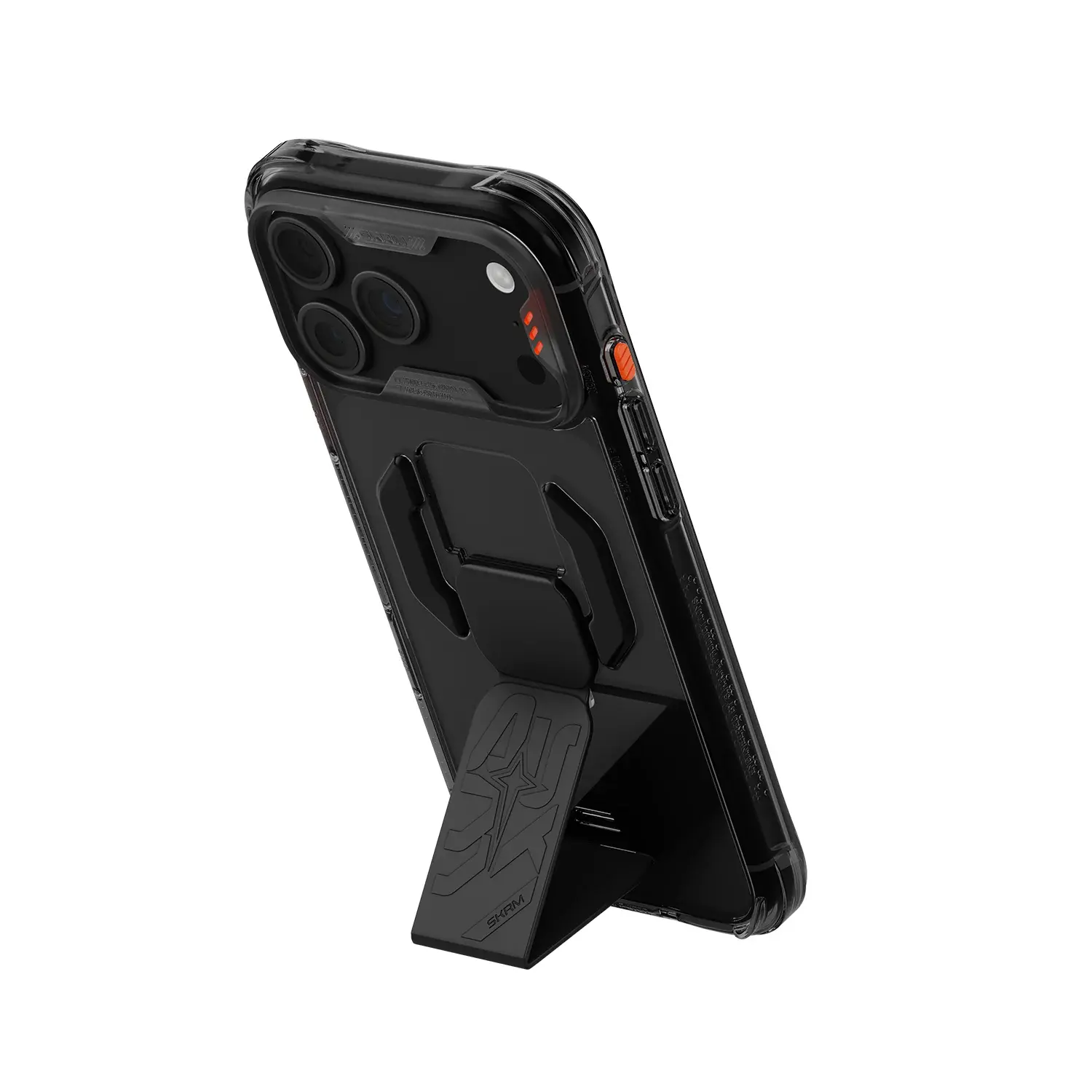 Skinarma Snap and Charge Helio CE MagSafe GripStand Case for iPhone 18 Pro / 17 Pro - Gray