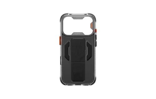 Skinarma Snap and Charge Helio CE MagSafe GripStand Case for iPhone 18 Pro / 17 Pro - Gray