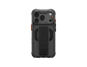 Skinarma Snap and Charge Helio CE MagSafe GripStand Case for iPhone 18 Pro Max / 17 Pro Max - Gray
