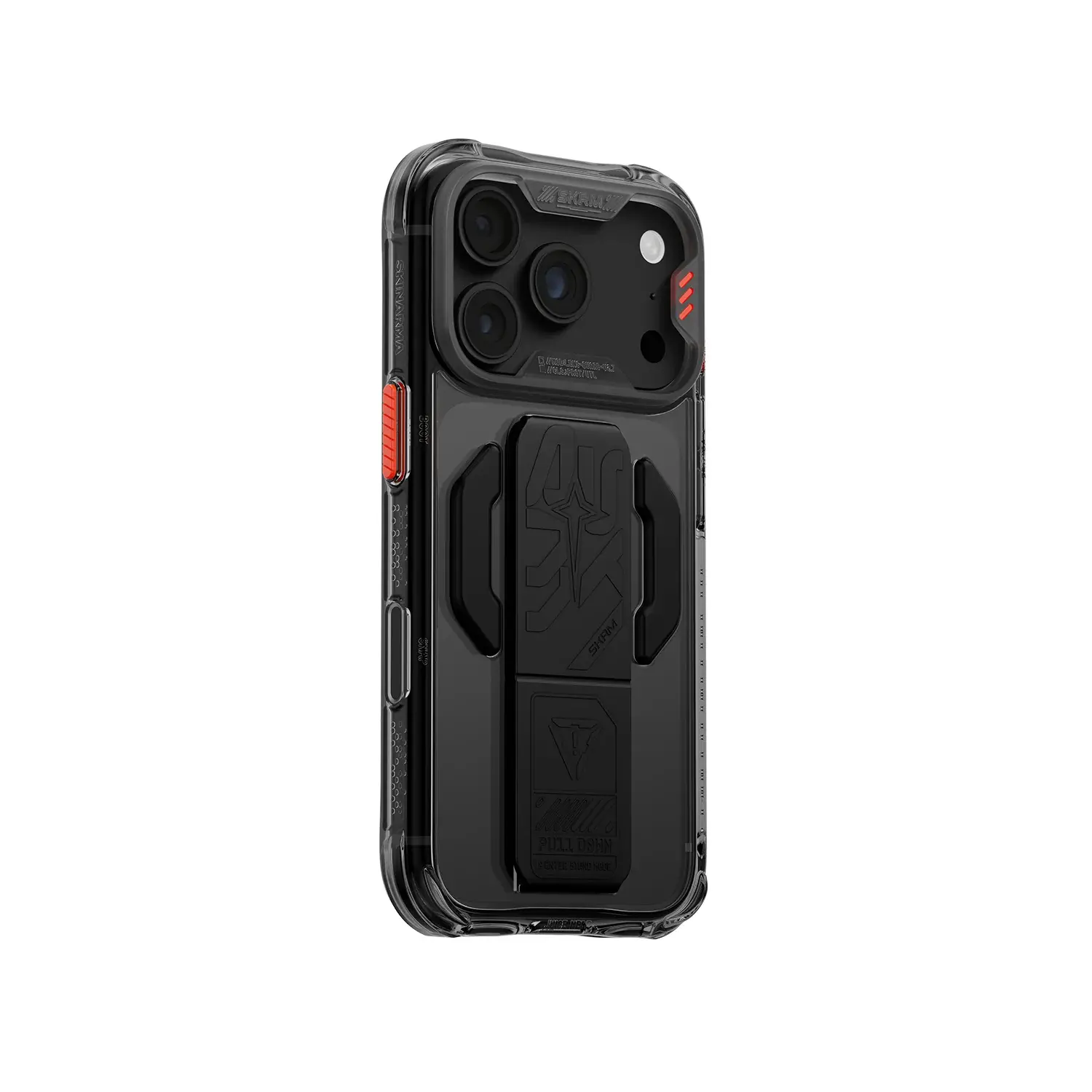 Skinarma Snap and Charge Helio CE MagSafe GripStand Case for iPhone 18 Pro Max / 17 Pro Max - Gray