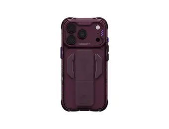 Skinarma Snap and Charge Helio CE MagSafe GripStand Case for iPhone 18 Pro Max / 17 Pro Max - Burgundy