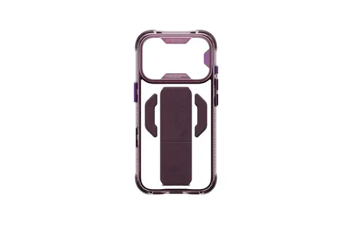 Skinarma Snap and Charge Helio CE MagSafe GripStand Case for iPhone 18 Pro Max / 17 Pro Max - Burgundy