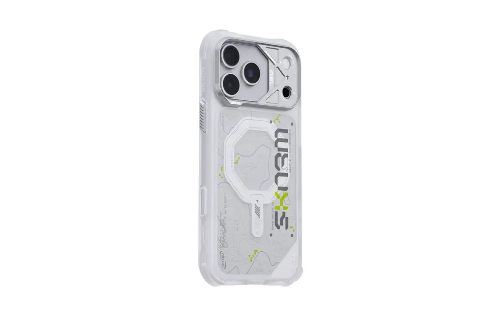 Skinarma Snap and Charge Sonar MagSafe Case for iPhone 18 Pro Max / 17 Pro Max - White