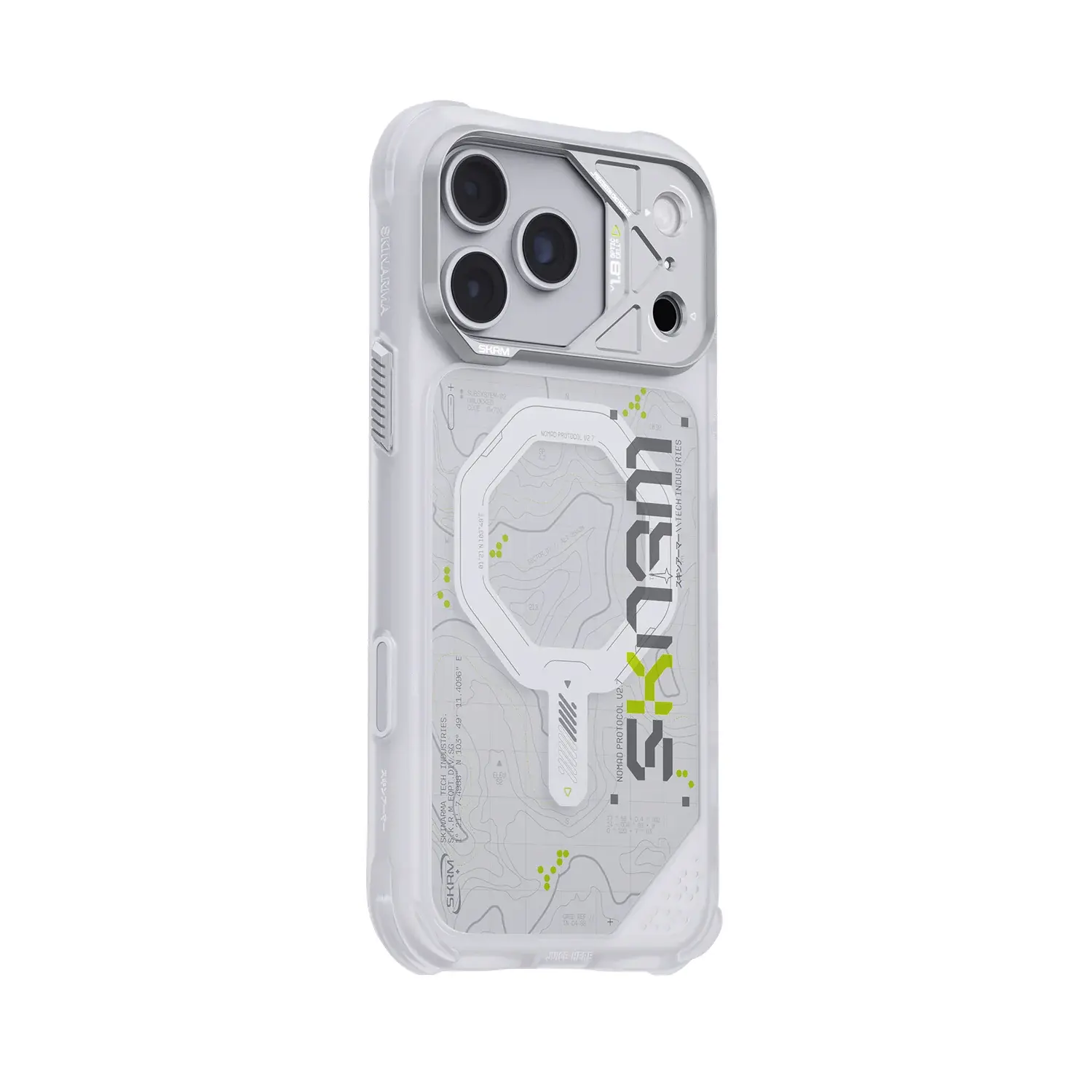 Skinarma Snap and Charge Sonar MagSafe Case for iPhone 18 Pro Max / 17 Pro Max - White