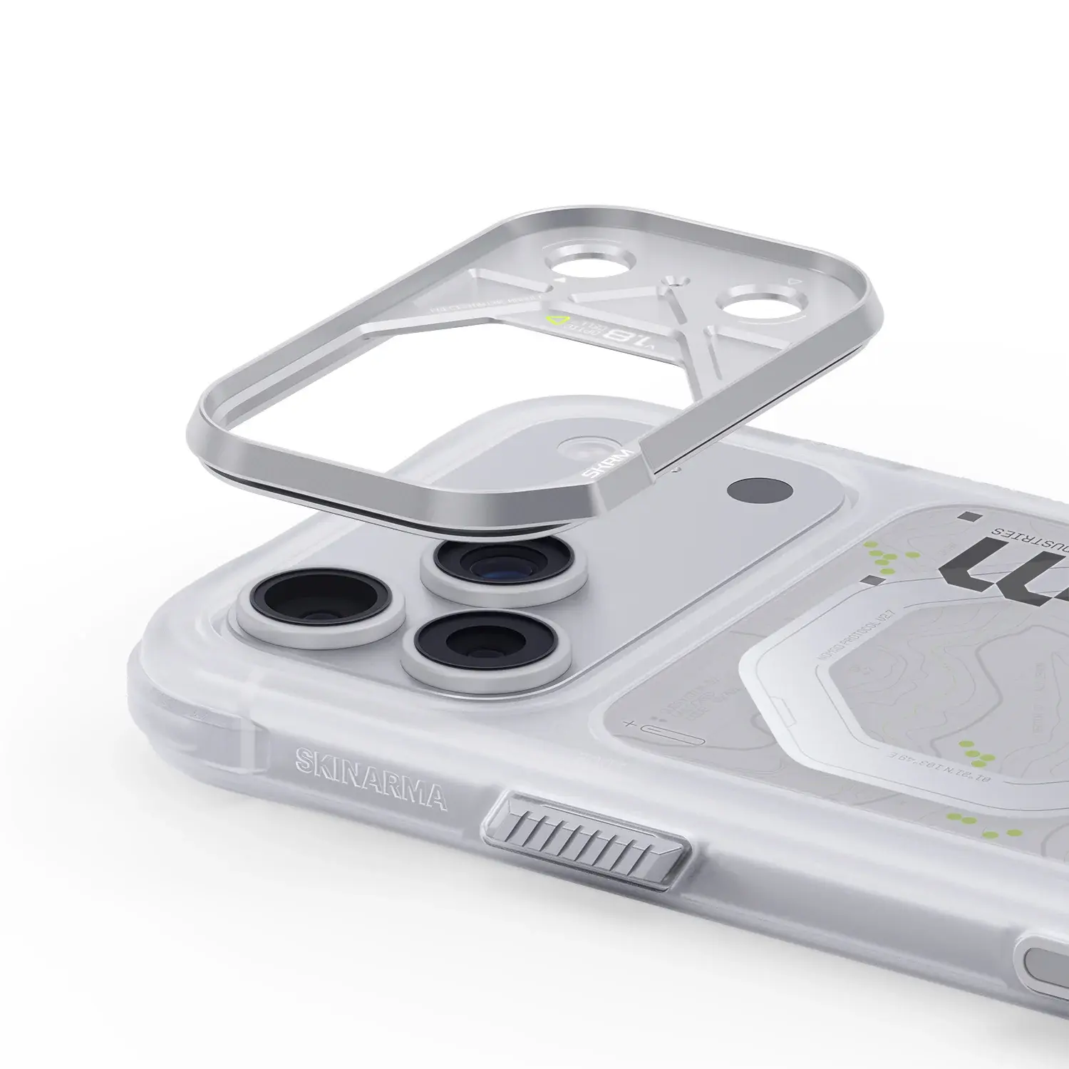Skinarma Snap and Charge Sonar MagSafe Case for iPhone 18 Pro Max / 17 Pro Max - White