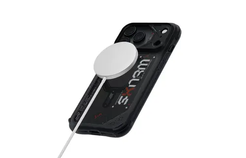Skinarma Snap and Charge Sonar MagSafe Case for iPhone 18 Pro / 17 Pro - Black