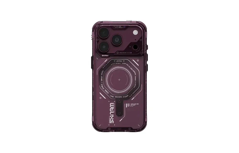 Skinarma Switch and Sling Magma MagSafe Case for iPhone 18 Pro / 17 Pro - Burgundy