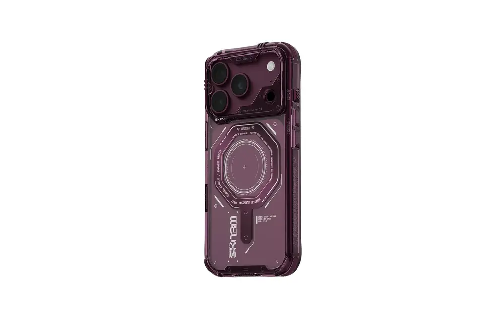 Skinarma Switch and Sling Magma MagSafe Case for iPhone 18 Pro / 17 Pro - Burgundy