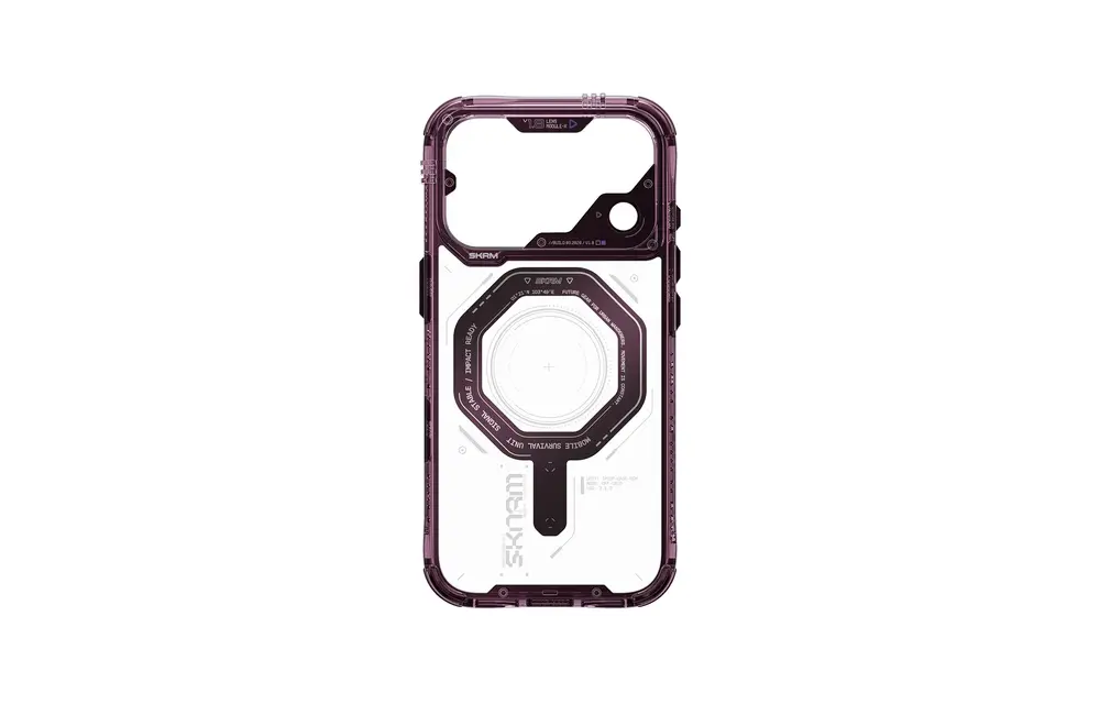 Skinarma Switch and Sling Magma MagSafe Case for iPhone 18 Pro / 17 Pro - Burgundy