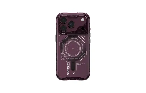 Skinarma Switch and Sling Magma MagSafe Case for iPhone 18 Pro Max / 17 Pro Max - Burgundy