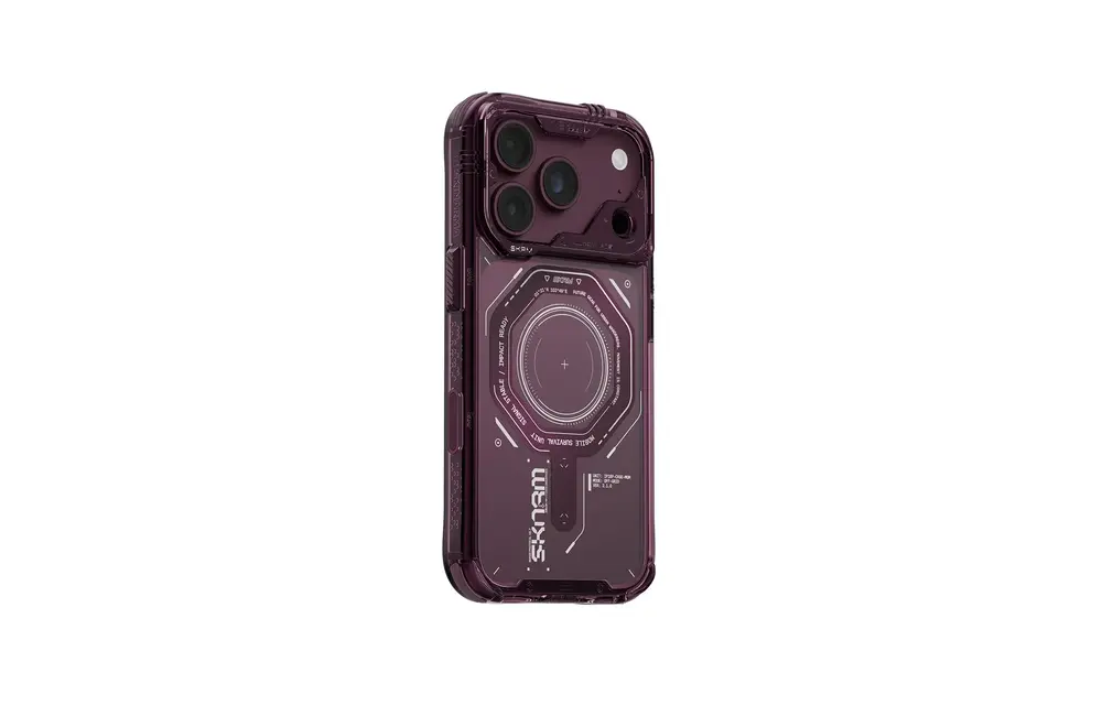 Skinarma Switch and Sling Magma MagSafe Case for iPhone 18 Pro Max / 17 Pro Max - Burgundy
