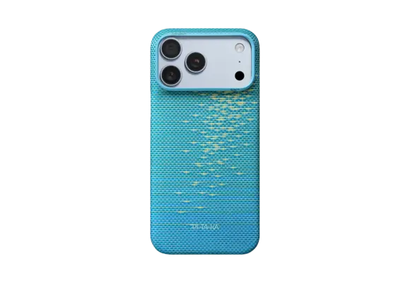 Pitaka Ultra Slim PitaTap MagSafe Case for iPhone 18 Pro Max / 17 Pro Max - Lucid Blue