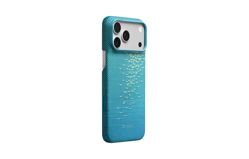 Pitaka Ultra Slim PitaTap MagSafe Case for iPhone 18 Pro Max / 17 Pro Max - Lucid Blue