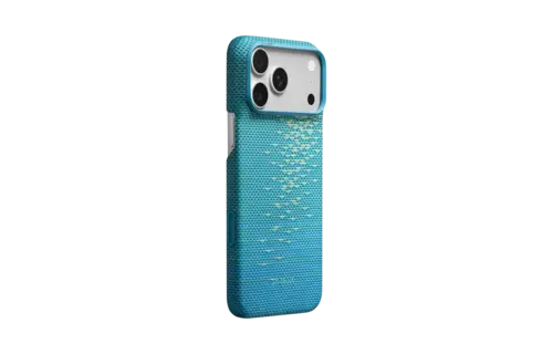 Pitaka Ultra Slim PitaTap MagSafe Case for iPhone 18 Pro Max / 17 Pro Max - Lucid Blue
