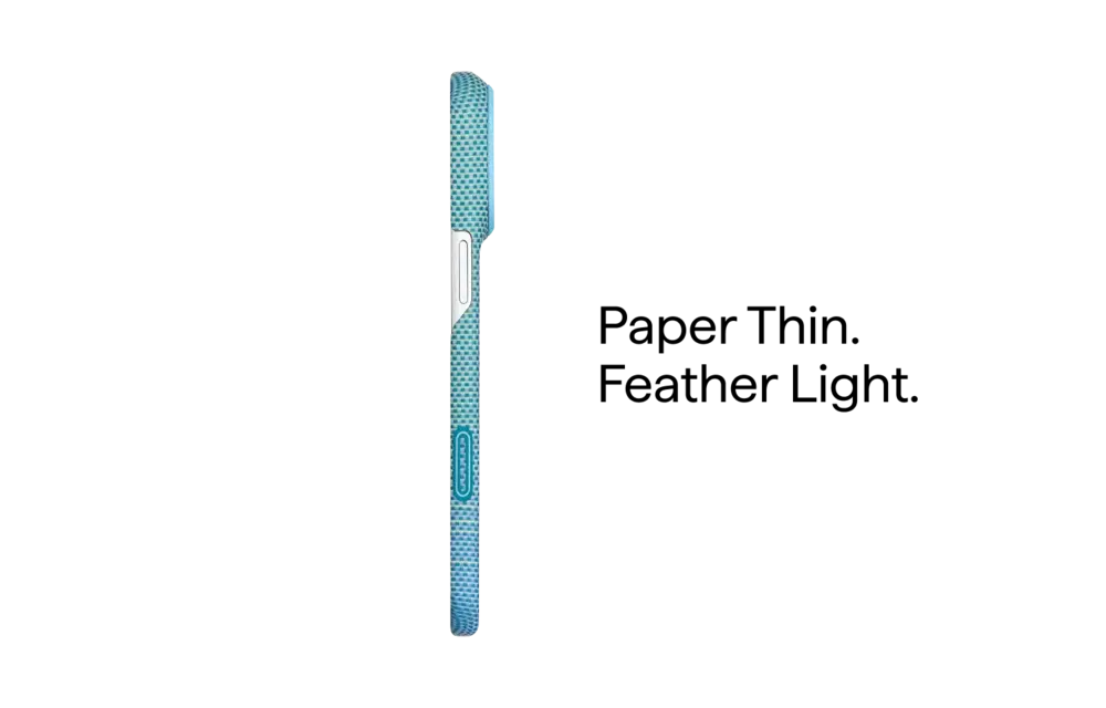 Pitaka Ultra Slim PitaTap MagSafe Case for iPhone 18 Pro Max / 17 Pro Max - Lucid Blue