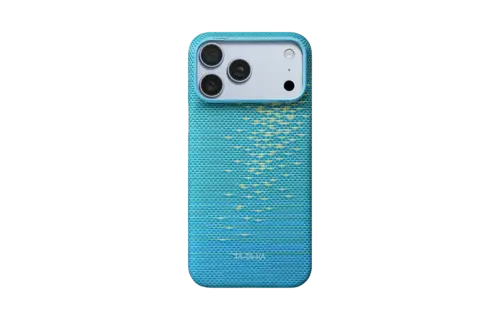 Pitaka Ultra Slim PitaTap MagSafe Case for iPhone 18 Pro / 17 Pro - Lucid Blue