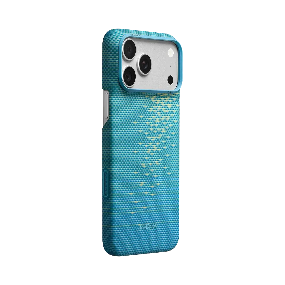 Pitaka Ultra Slim PitaTap MagSafe Case for iPhone 18 Pro / 17 Pro - Lucid Blue