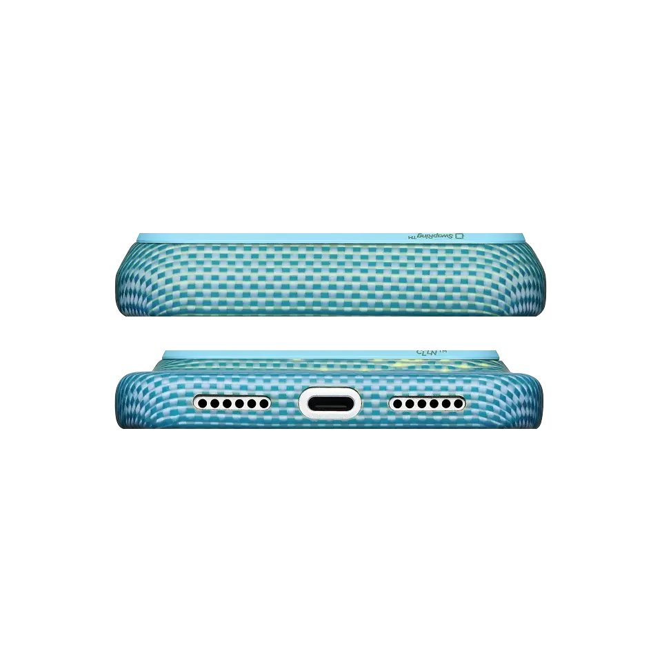 Pitaka Ultra Slim PitaTap MagSafe Case for iPhone 18 Pro / 17 Pro - Lucid Blue