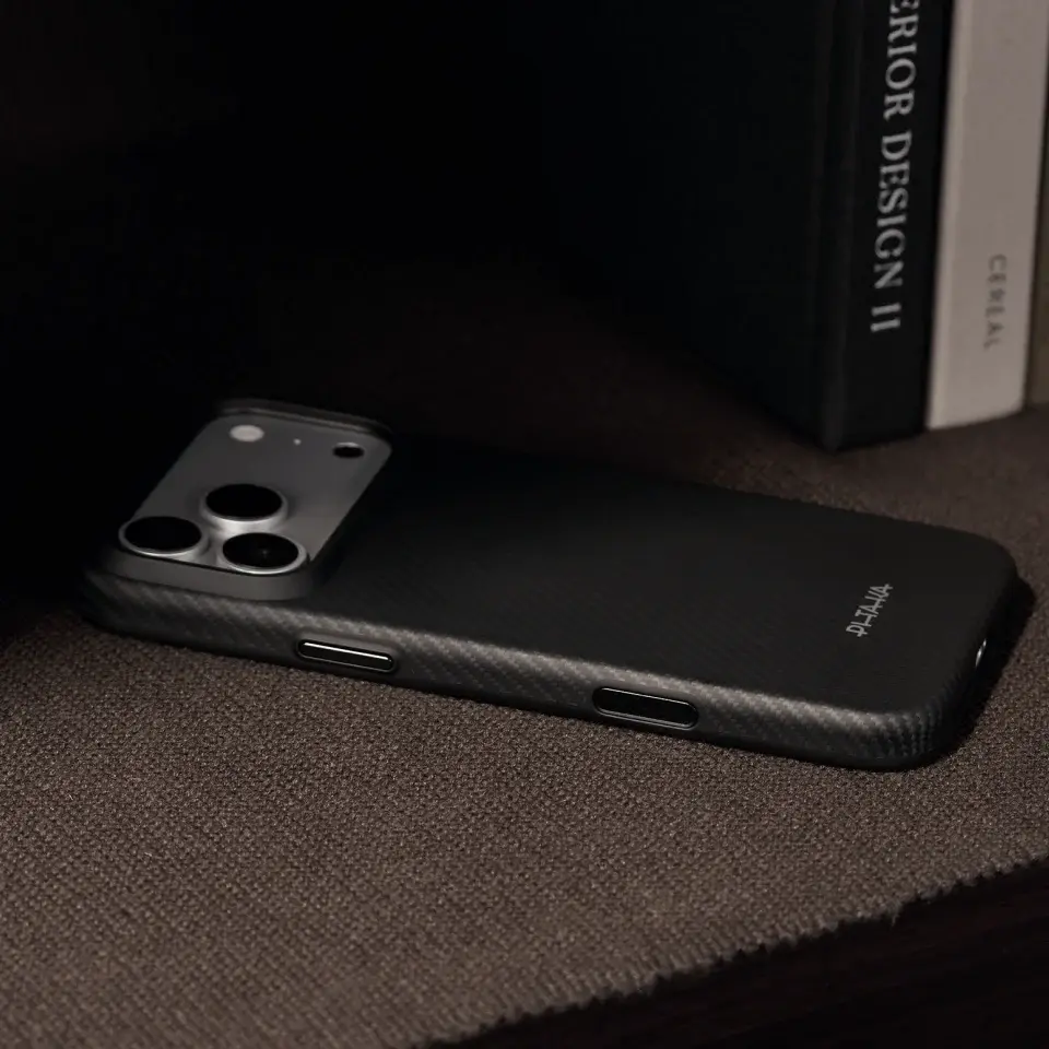 Pitaka Supreme Craft Summa Case for iPhone 18 Pro Max / 17 Pro Max - Black/Grey