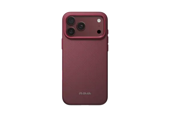 Pitaka Supreme Craft Summa Case for iPhone 18 Pro Max / 17 Pro Max - Burgundy