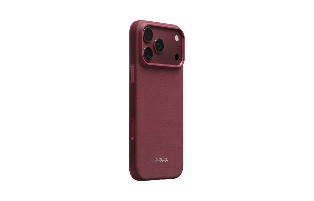 Pitaka Supreme Craft Summa Case for iPhone 18 Pro Max / 17 Pro Max - Burgundy