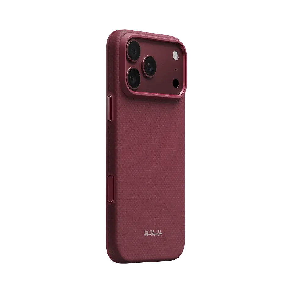 Pitaka Supreme Craft Summa Case for iPhone 18 Pro Max / 17 Pro Max - Burgundy