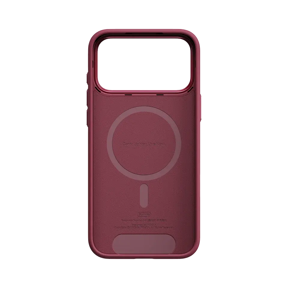 Pitaka Supreme Craft Summa Case for iPhone 18 Pro Max / 17 Pro Max - Burgundy