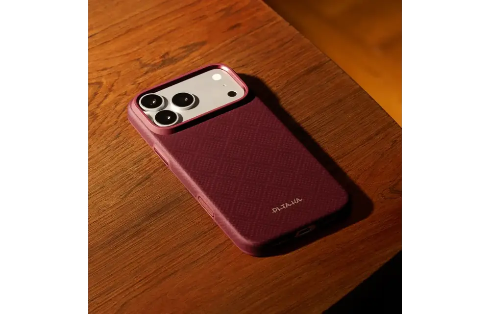 Pitaka Supreme Craft Summa Case for iPhone 18 Pro Max / 17 Pro Max - Burgundy