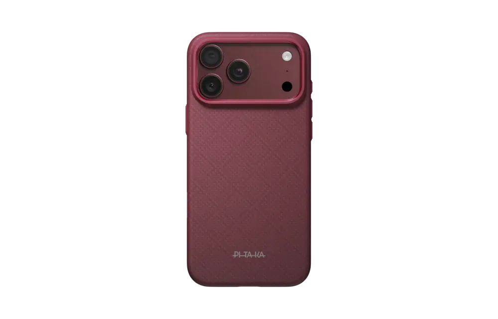 Pitaka Supreme Craft Summa Case for iPhone 18 Pro Max / 17 Pro Max - Burgundy
