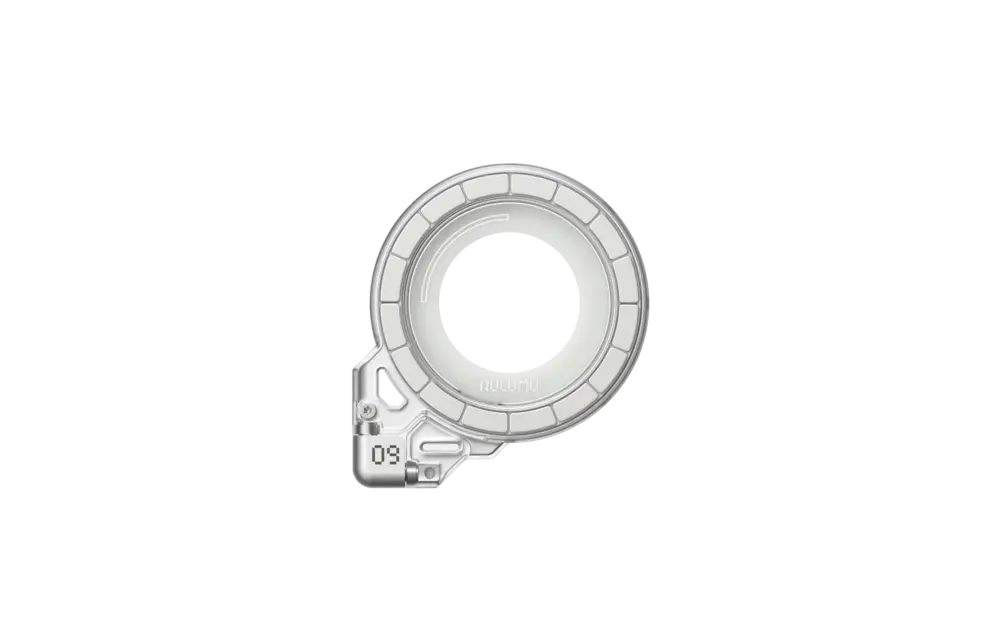 Aulumu G09 Ghost Infinite 360 MagSafe Stand 3-Axis Rotation - Transparent White