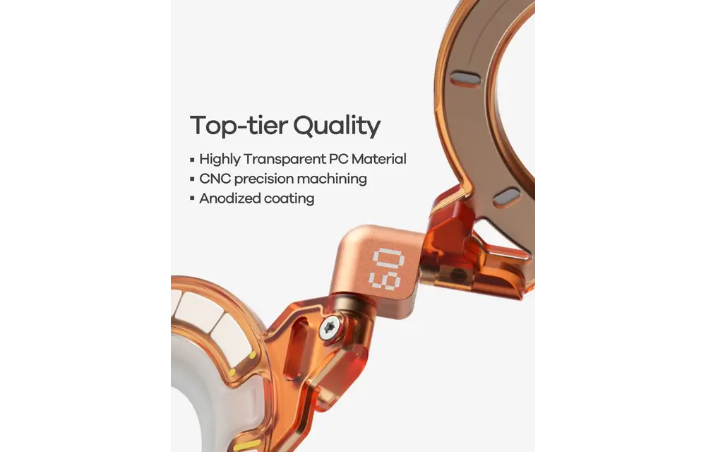 Aulumu G09 Ghost Infinite 360 MagSafe Stand 3-Axis Rotation - Orange