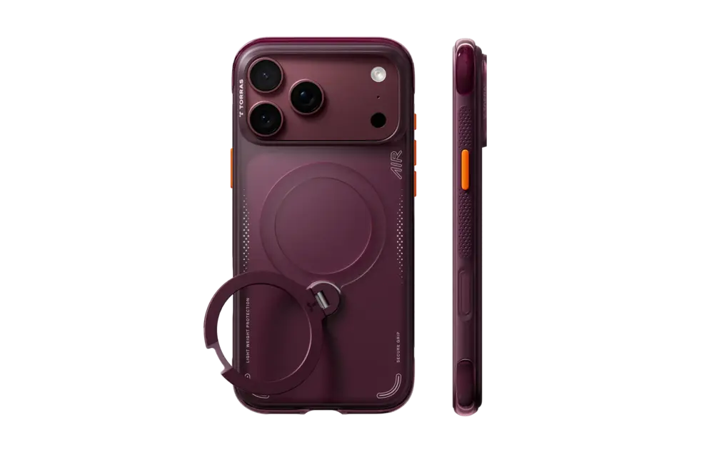TORRAS Ostand Q3 Air Case for iPhone 18 Pro Max / 17 Pro Max - Cosmic Purple