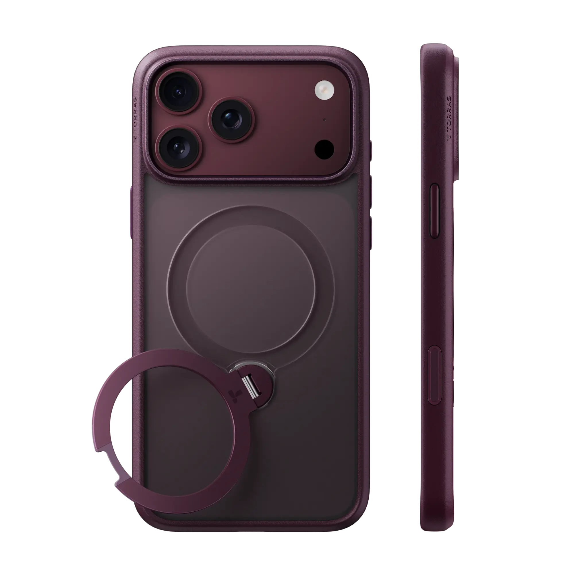 TORRAS Ostand Q3 Spin Case for iPhone 18 Pro Max / 17 Pro Max - Purple