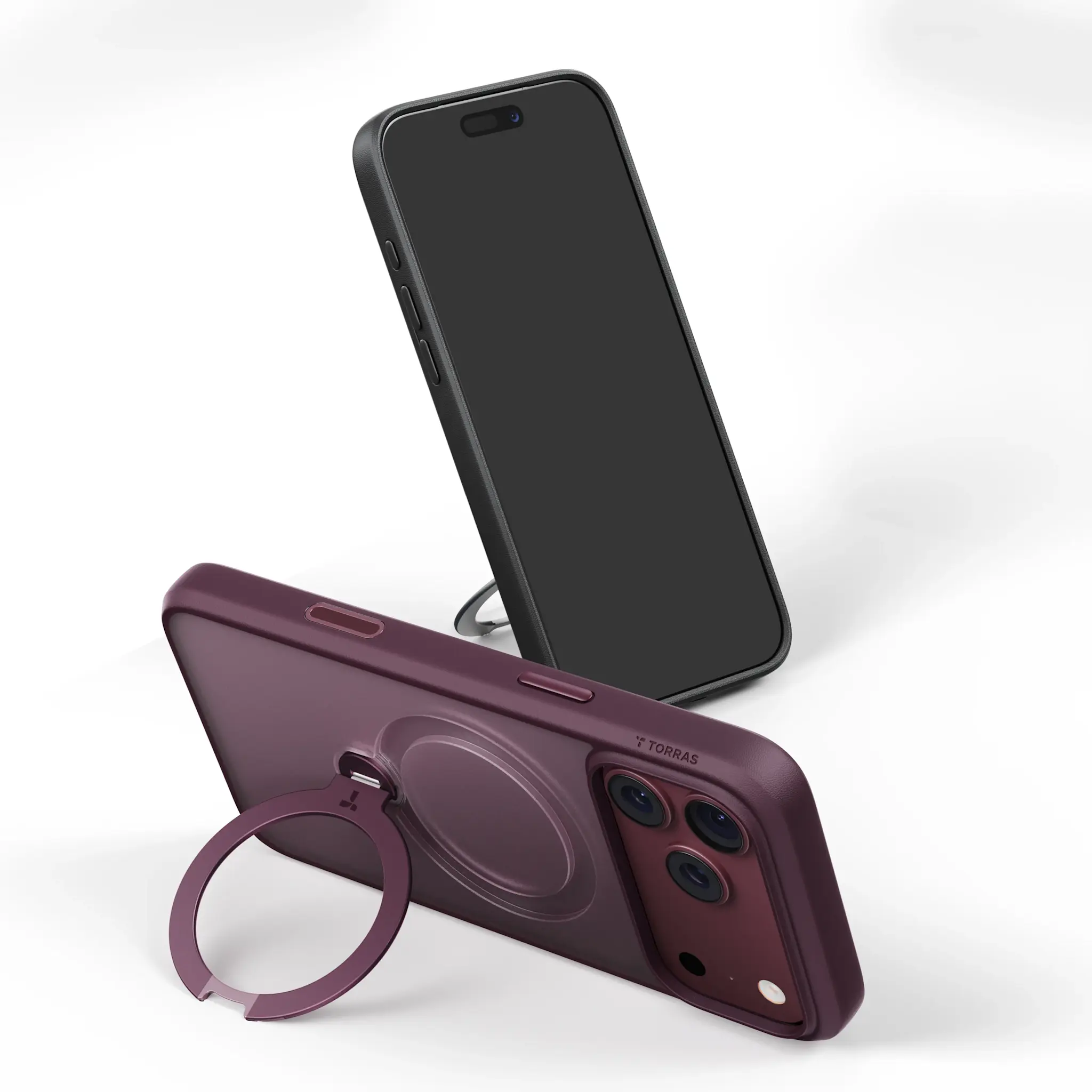 TORRAS Ostand Q3 Spin Case for iPhone 18 Pro Max / 17 Pro Max - Purple